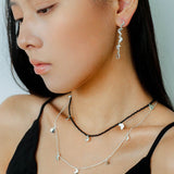 Moon Phase Gradient Drop Earrings gembea jewelry