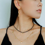 Moon Phase Gradient Drop Earrings gembea jewelry