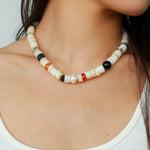 Sea's Embrace Mother of Pearl Beaded Necklace