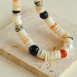 Sea's Embrace Mother of Pearl Beaded Necklace