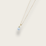 Moustache Baroque Pearl Pendant Chain Necklace gembea jewelry