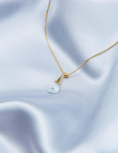 Moustache Baroque Pendant Chain Necklace - Gembea Jewelry