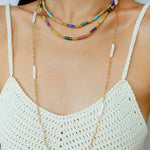 Multi-Way Wear Y-Shape Baroque Pearl Chain Necklace gembea jewelry