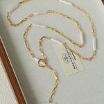 Multi-Way Wear Y-Shape Baroque Pearl Chain Necklace gembea jewelry