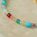 Multicolor Gemstone Beaded Bracelet-Gembea Jewelry