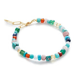 Multicolor Gemstone Beaded Bracelet gembea jewelry