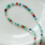 Multicolor Gemstone Beaded Necklace-Gembea Jewelry