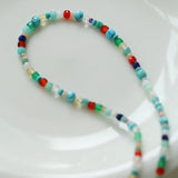 Multicolor Gemstone Beaded Necklace-Gembea Jewelry