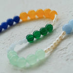 Multicolored Gemstone Pearl Beaded Necklace gembea jewelry