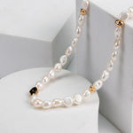 Baroque Pearl Beaded Necklace Gembea - Gembea Jewelry