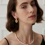 Baroque Pearl Beaded Necklace Gembea - Gembea Jewelry