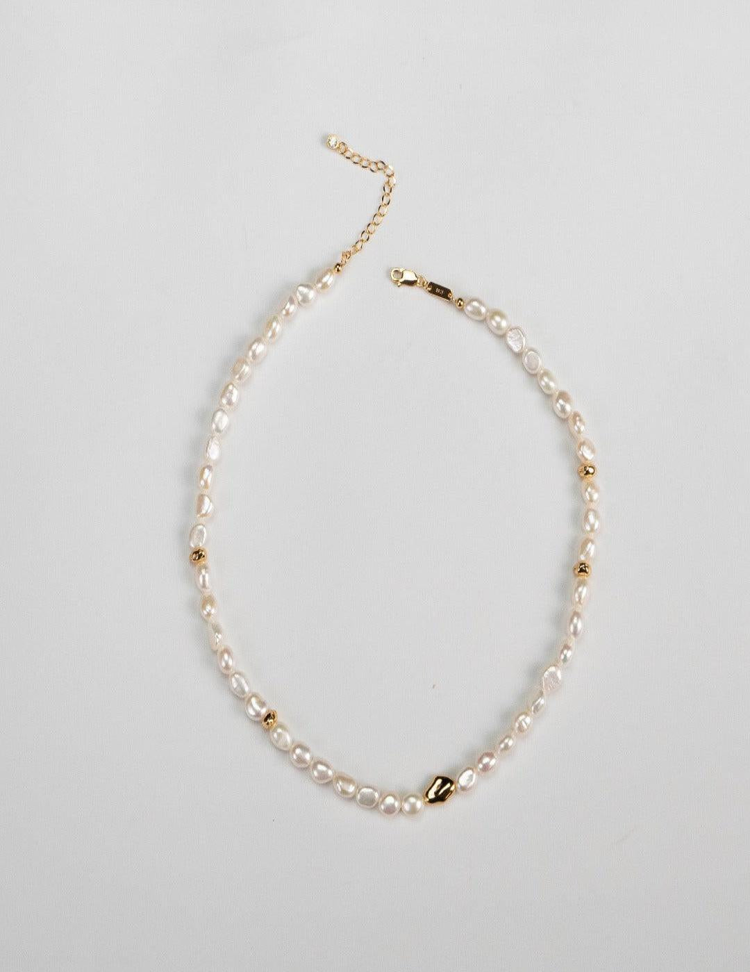 Baroque Pearl Beaded Necklace Gembea - Gembea Jewelry