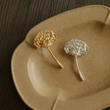 Natural Fluffy Dandelion Brooch gembea jewelry