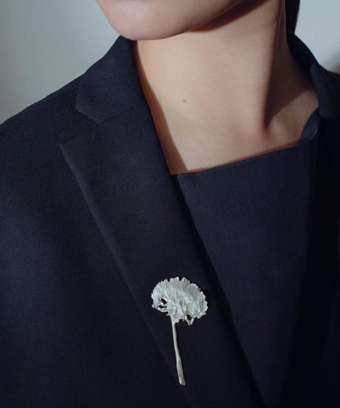 Natural Fluffy Dandelion Brooch gembea jewelry