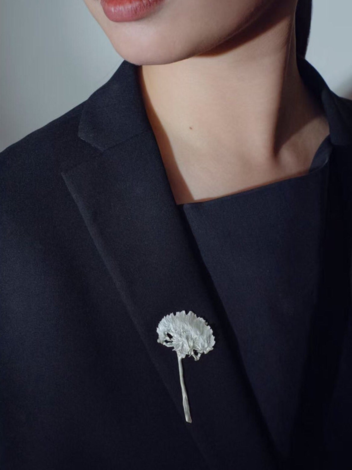 Natural Fluffy Dandelion Brooch gembea jewelry