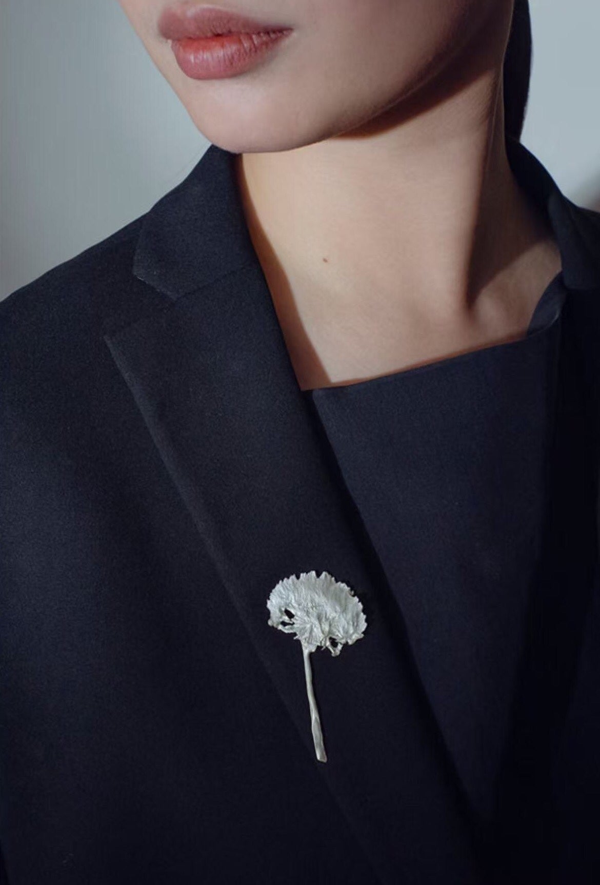 Natural Fluffy Dandelion Brooch gembea jewelry