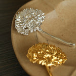Natural Fluffy Dandelion Brooch gembea jewelry