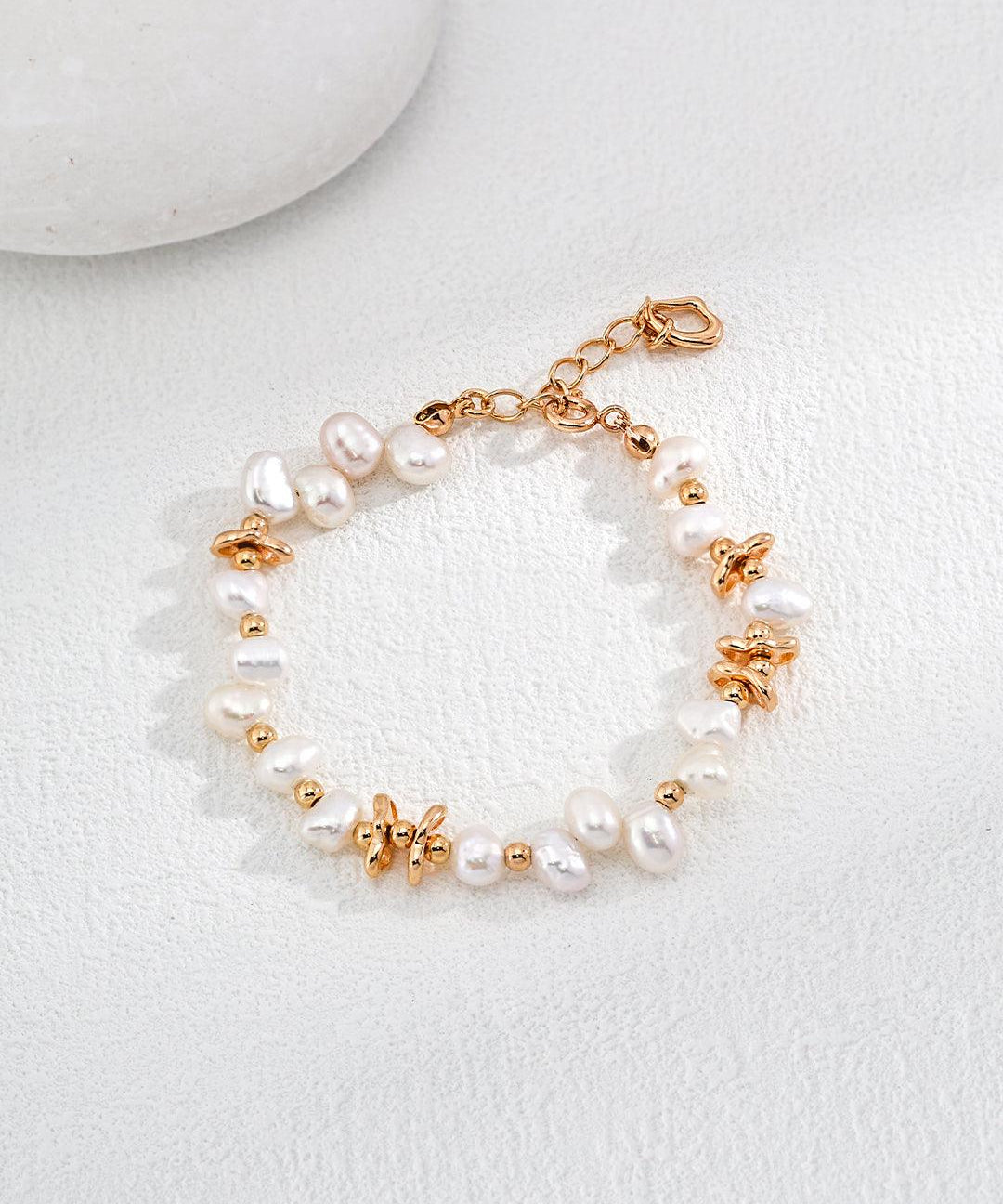 Natural Freshwater Pearl Beaded Bracelet Gembea - Gembea Jewelry