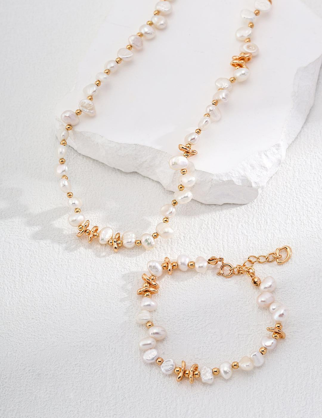 Natural Freshwater Pearl Beaded Bracelet Gembea - Gembea Jewelry