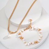 Natural Freshwater Pearl Beaded Bracelet Gembea - Gembea Jewelry