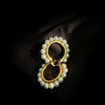 Natural Freshwater Pearl Hoop Earrings