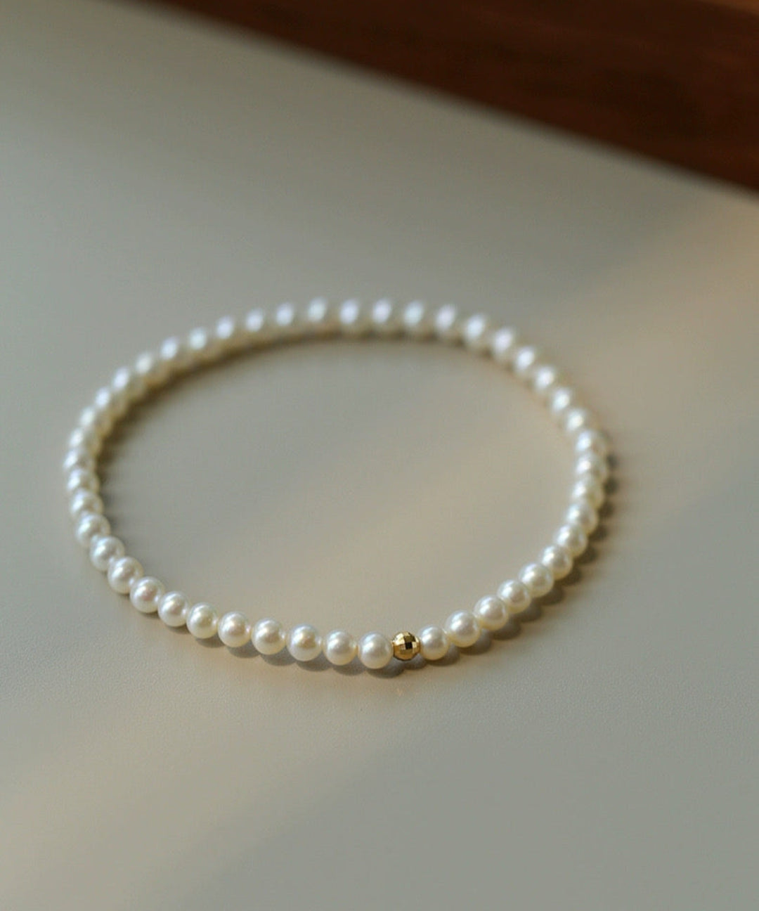 Natural Pearl Beaded Bracelet 3.5-4MM gembea jewelry