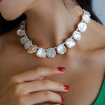 Natural Baroque Petal Pearl Necklace - Gembea Jewelry