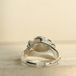 Natural Round Baroque Pearl Open Ring - Gembea Jewelry