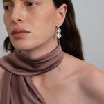 Nice Freshwater Pearl Drop Earrings-Blue gembea jewelry