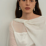 Nice Freshwater Pearl Drop Earrings gembea jewelry