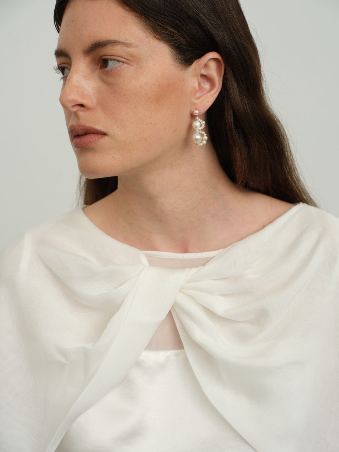 Nice Freshwater Pearl Drop Earrings gembea jewelry