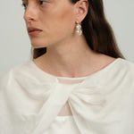 Nice Freshwater Pearl Drop Earrings gembea jewelry