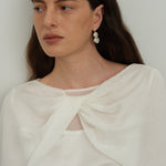 Nice Freshwater Pearl Drop Earrings gembea jewelry