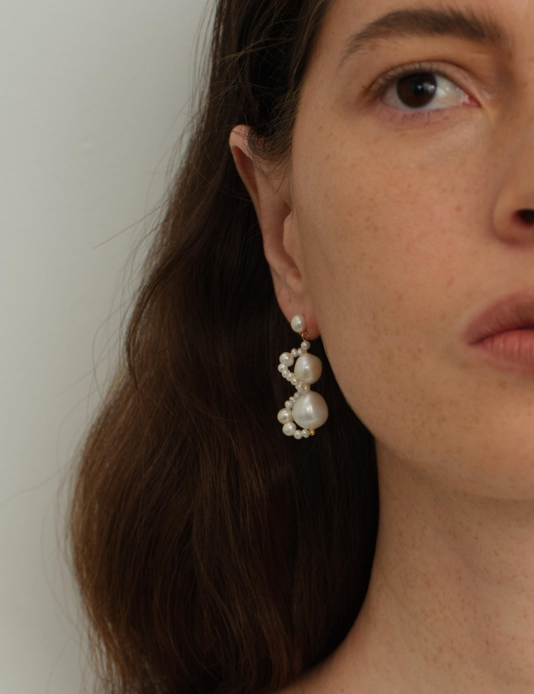 Nice Freshwater Pearl Drop Earrings gembea jewelry