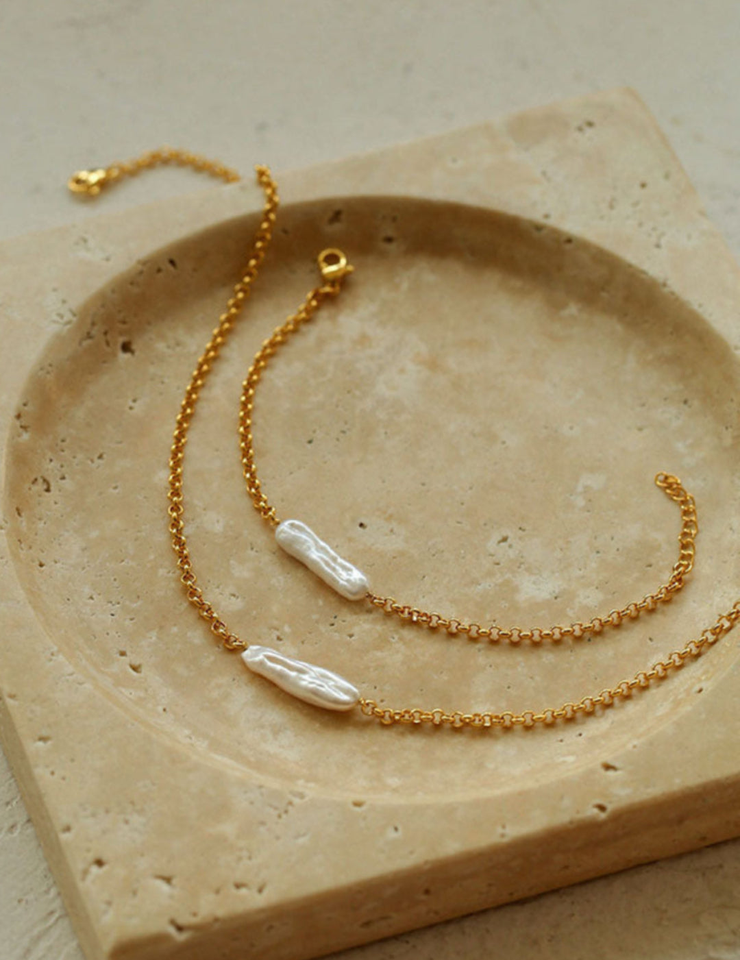 Pipa Baroque Pearl Necklace