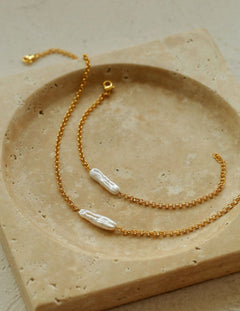 Pipa Baroque Pearl Necklace