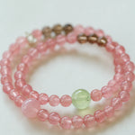 Summer Strawberry Crystal Grape Stone Bracelet Gembea Jewelry