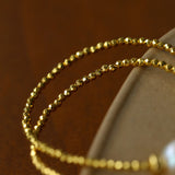 Faceted Beaded Baroque Pearl Bracelet