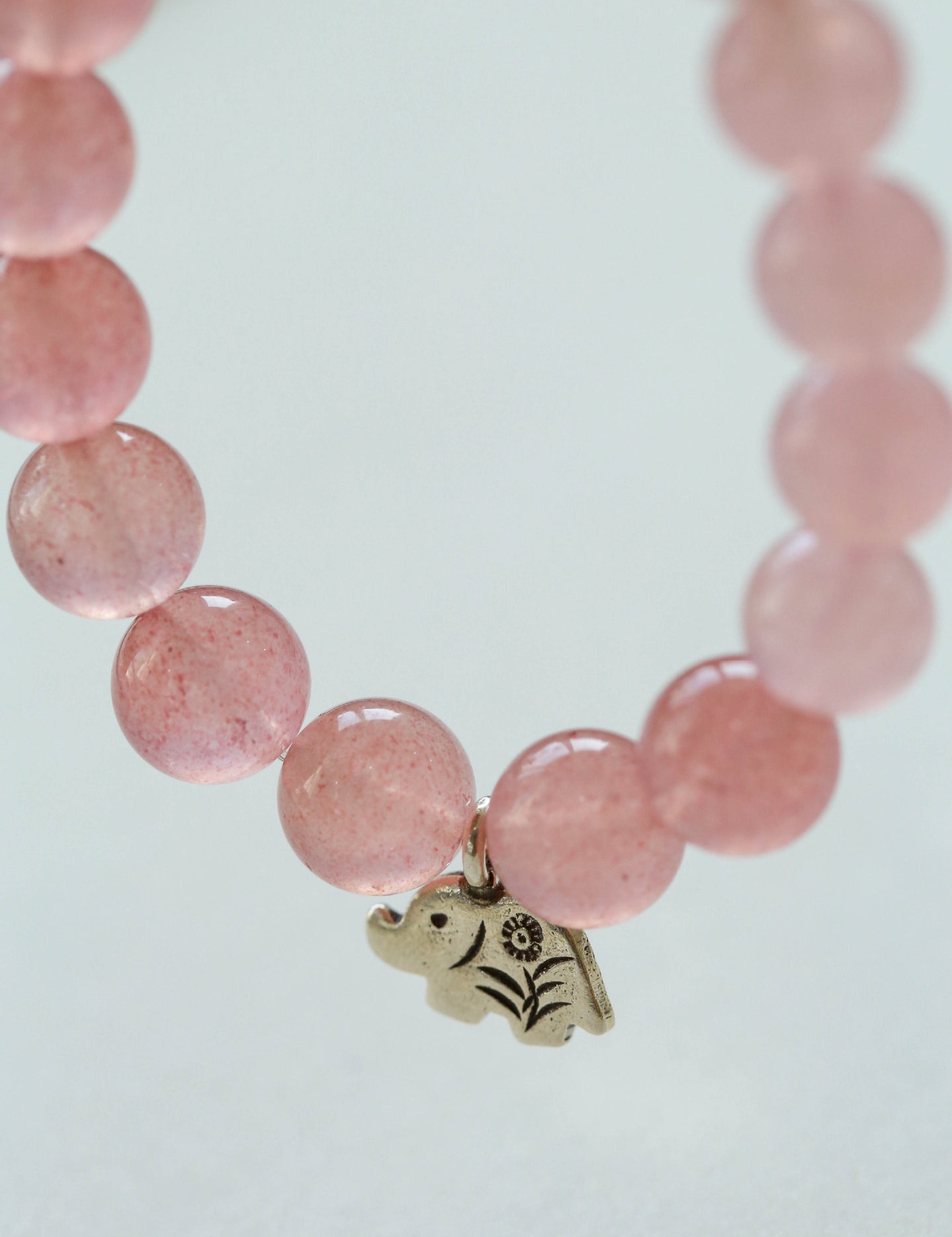 Summer Strawberry Crystal Grape Stone Bracelet Gembea Jewelry