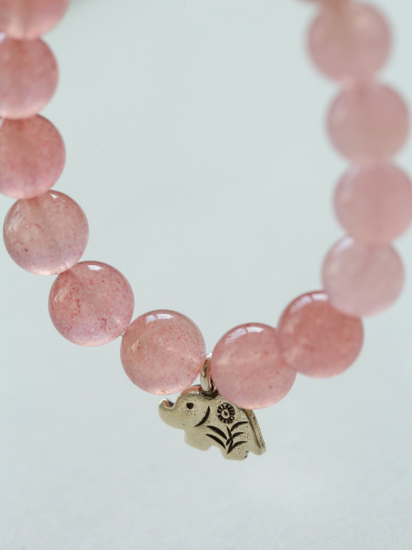 Summer Strawberry Crystal Grape Stone Bracelet Gembea Jewelry