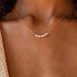 Simple Smile Freshwater Pearl Necklace