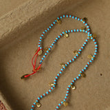 Bohemian-style Hand-woven Natural Stone Necklace Gembea Jewelry