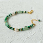 Gembea Jewelry Irregular Colored Natural Stone Bracelet