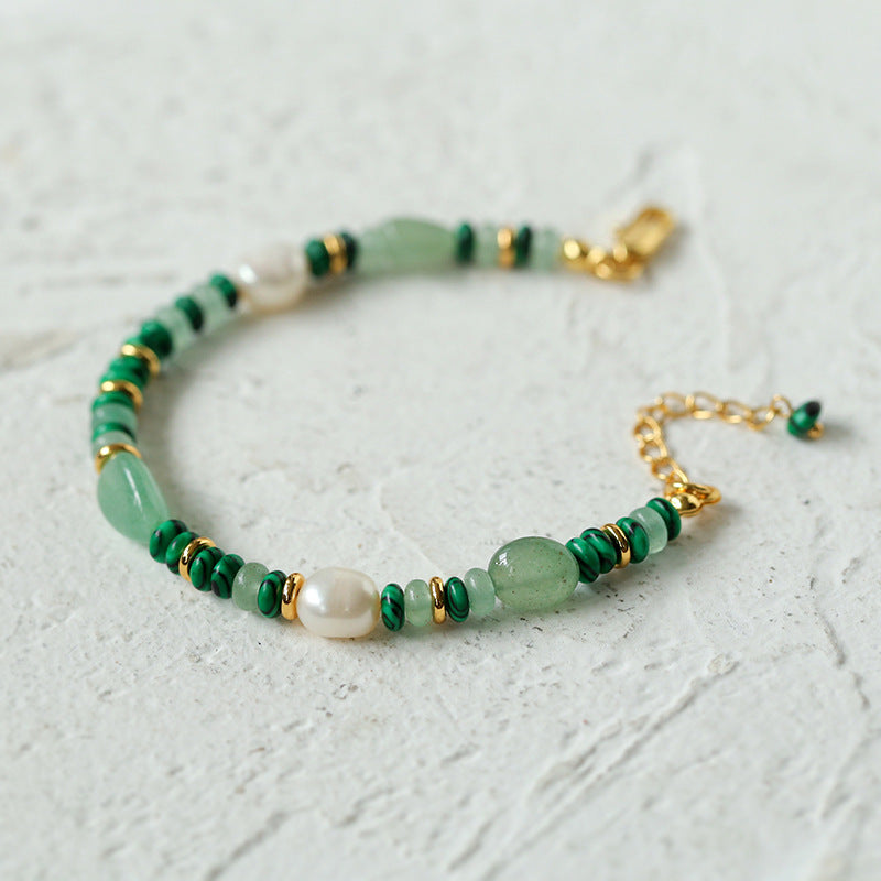 Gembea Jewelry Irregular Colored Natural Stone Bracelet