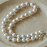 Round Baroque Pearl Beaded Necklace