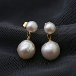 Petite Pearl Drop Studs Earrings