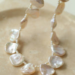 Natural Baroque Petal Pearl Necklace