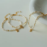 Vintage 26 Letter Pearl Bracelet