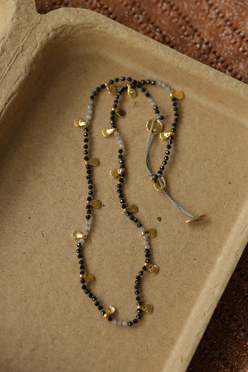 Bohemian-style Hand-woven Natural Stone Necklace Gembea Jewelry