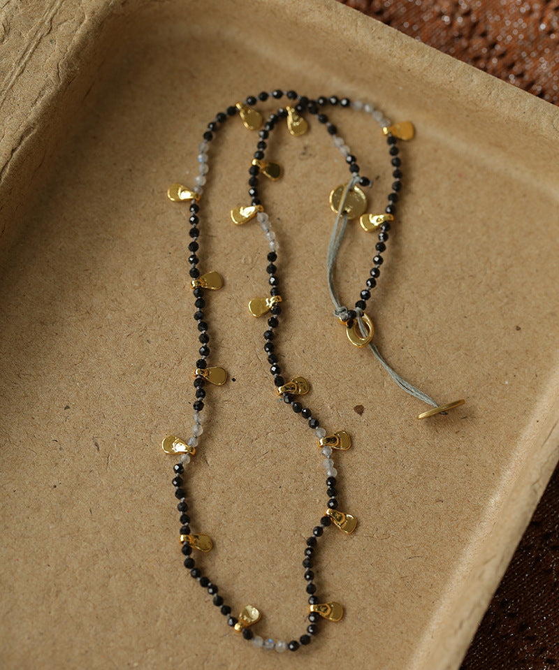 Bohemian-style Hand-woven Natural Stone Necklace Gembea Jewelry